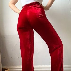 Claude Montana Velour Dress Pants